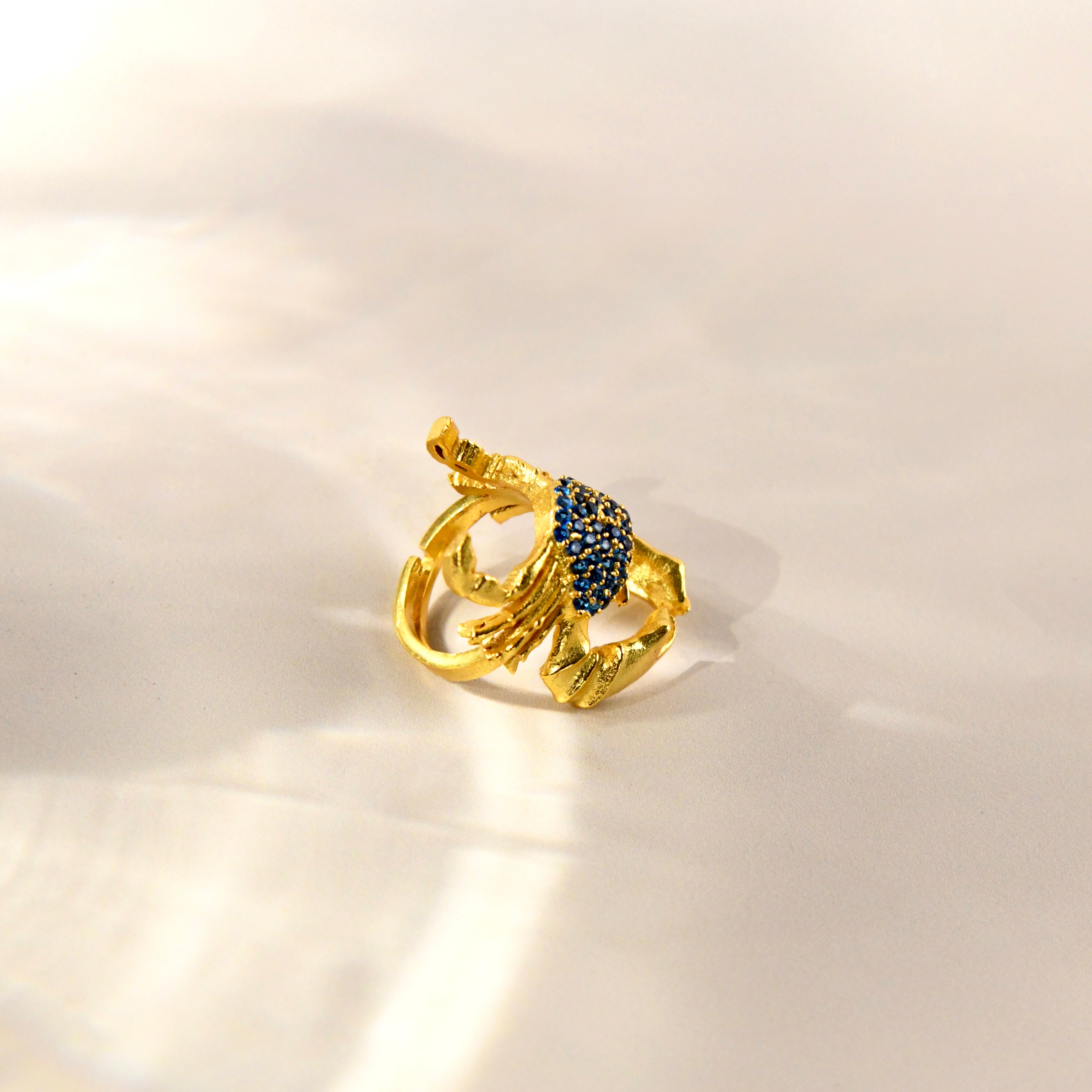 So Crabby Adjustable Ring