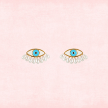 Load image into Gallery viewer, Evil Eye Earrings