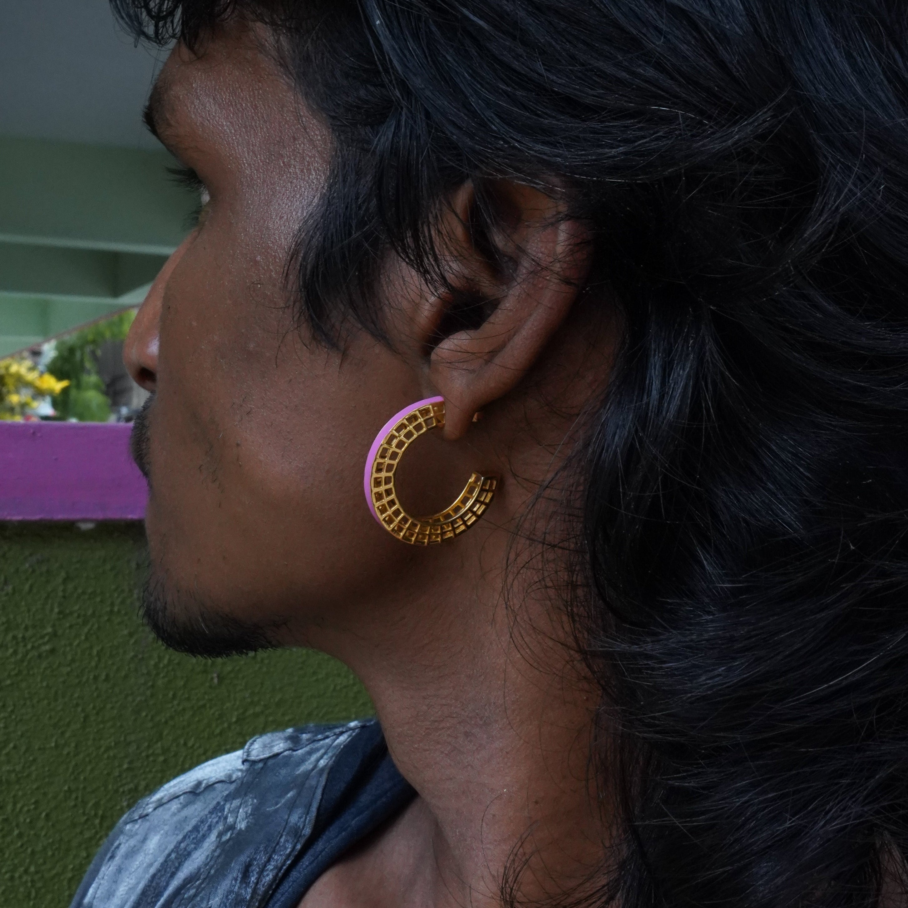 Pink Hoops