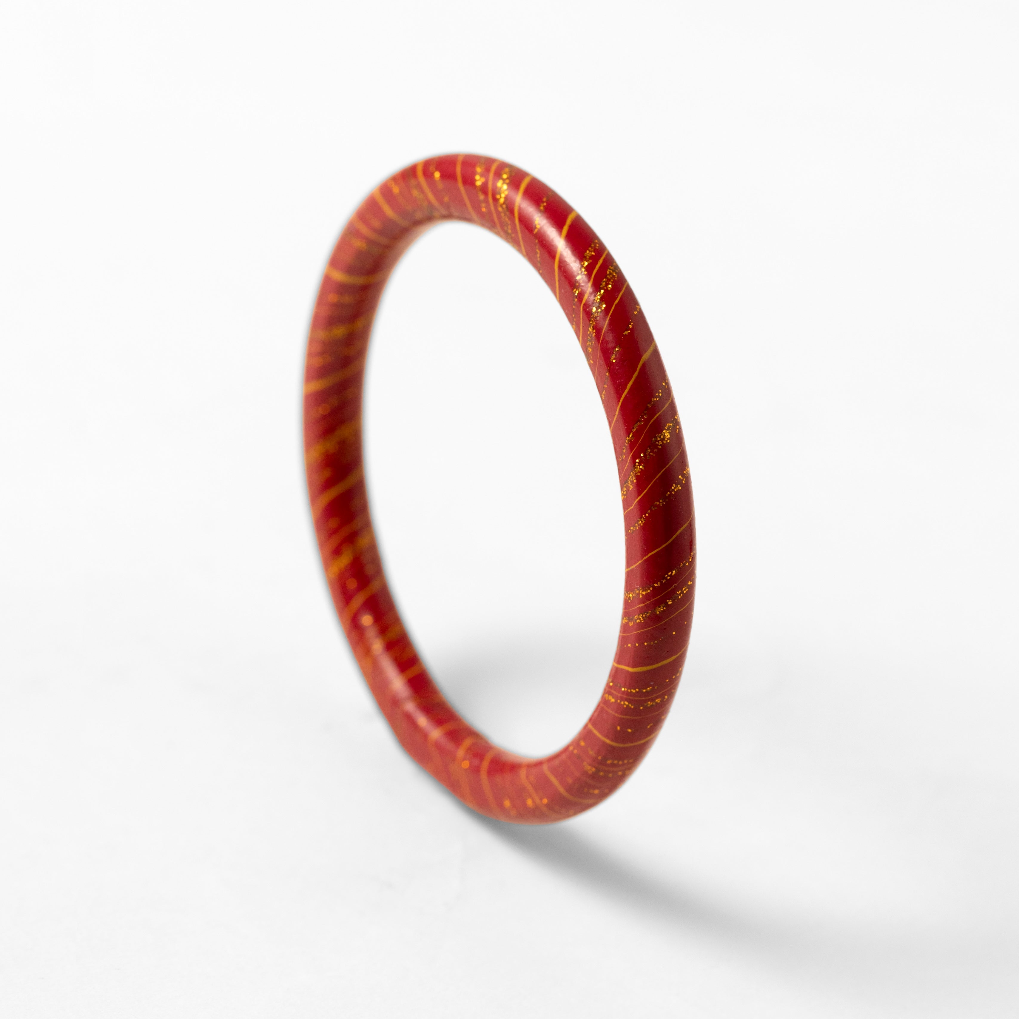 Red & Yellow Lac Bangle