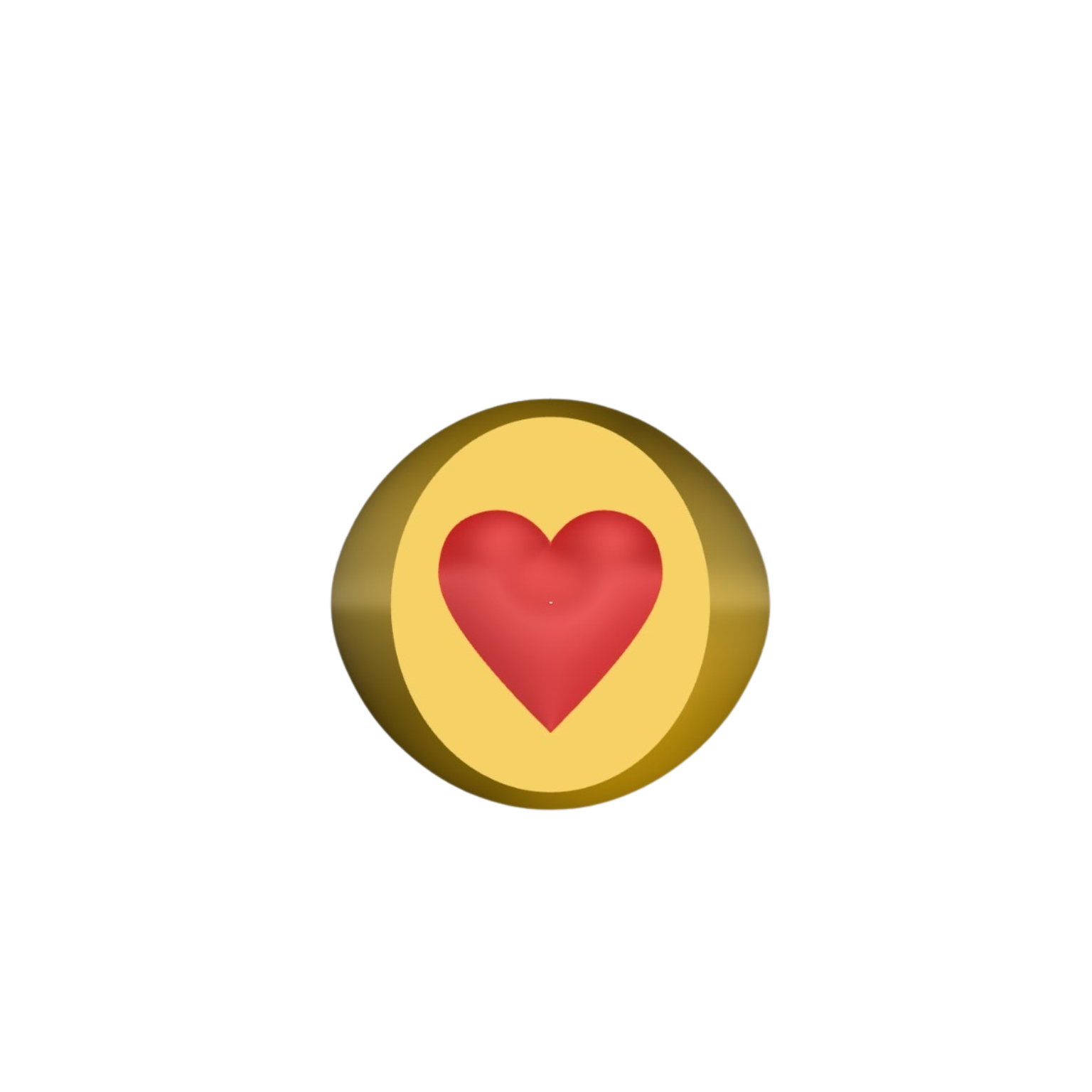 Heart Enamel Ring