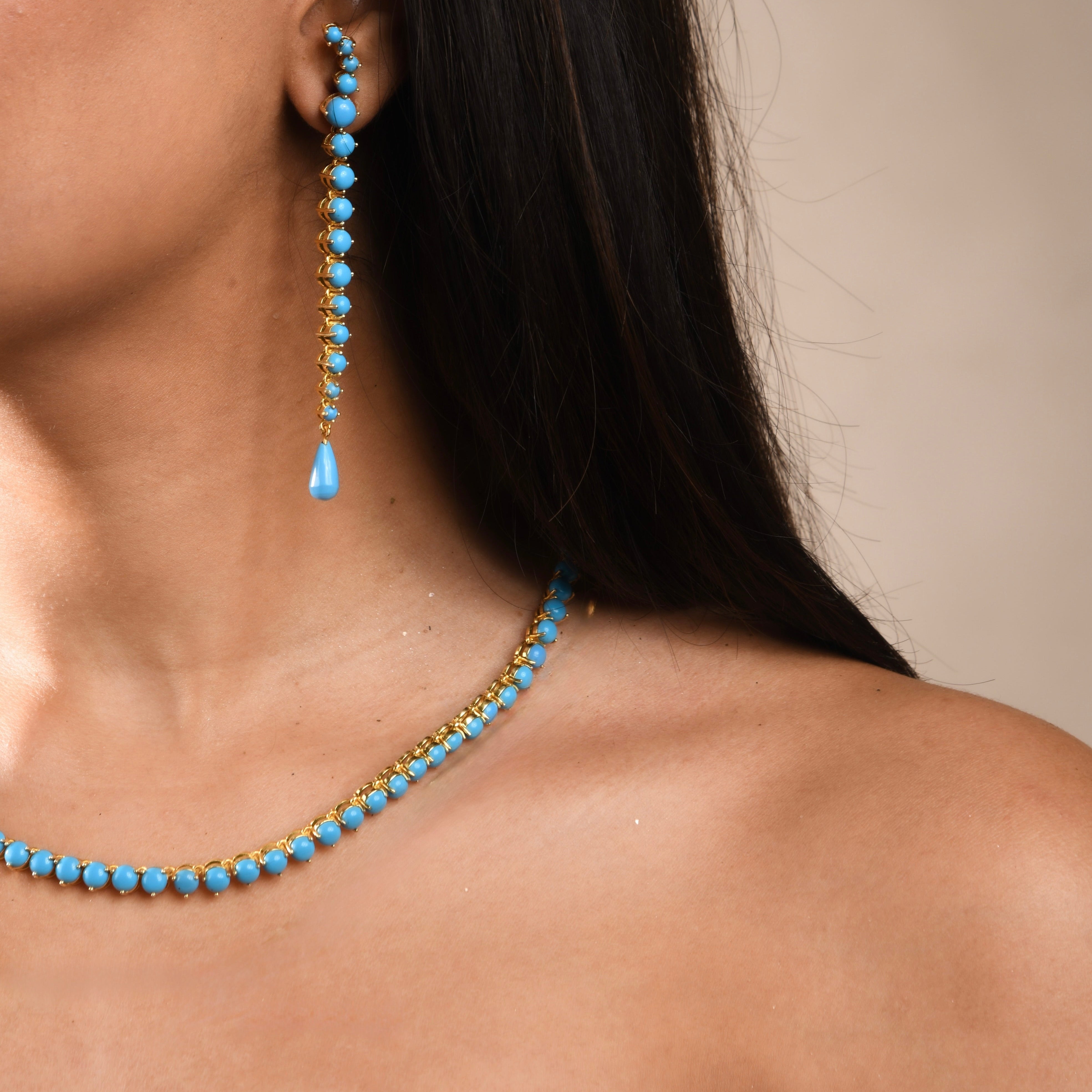 Waves of Blue Tennis chain