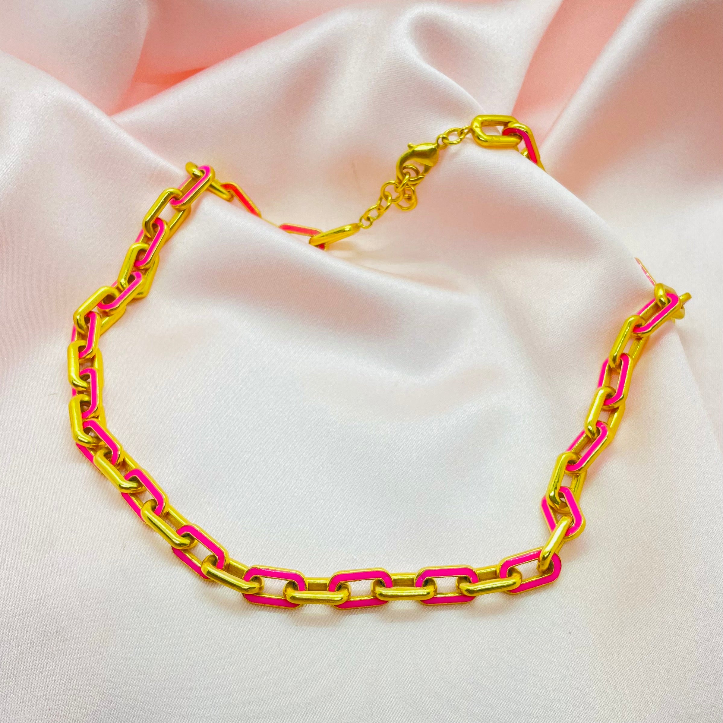 Pink Link Chain