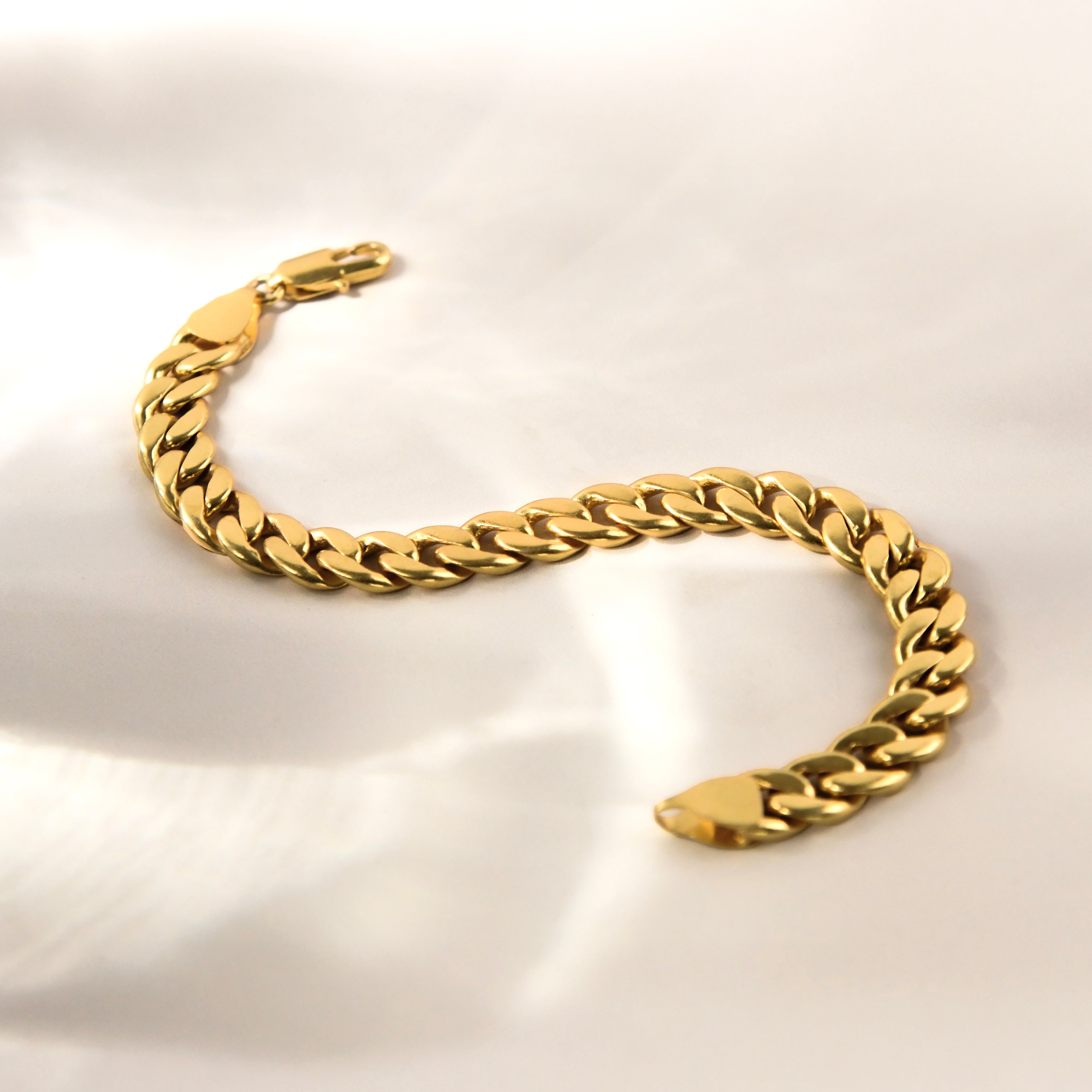 Tidal Wave Cuban Bracelet