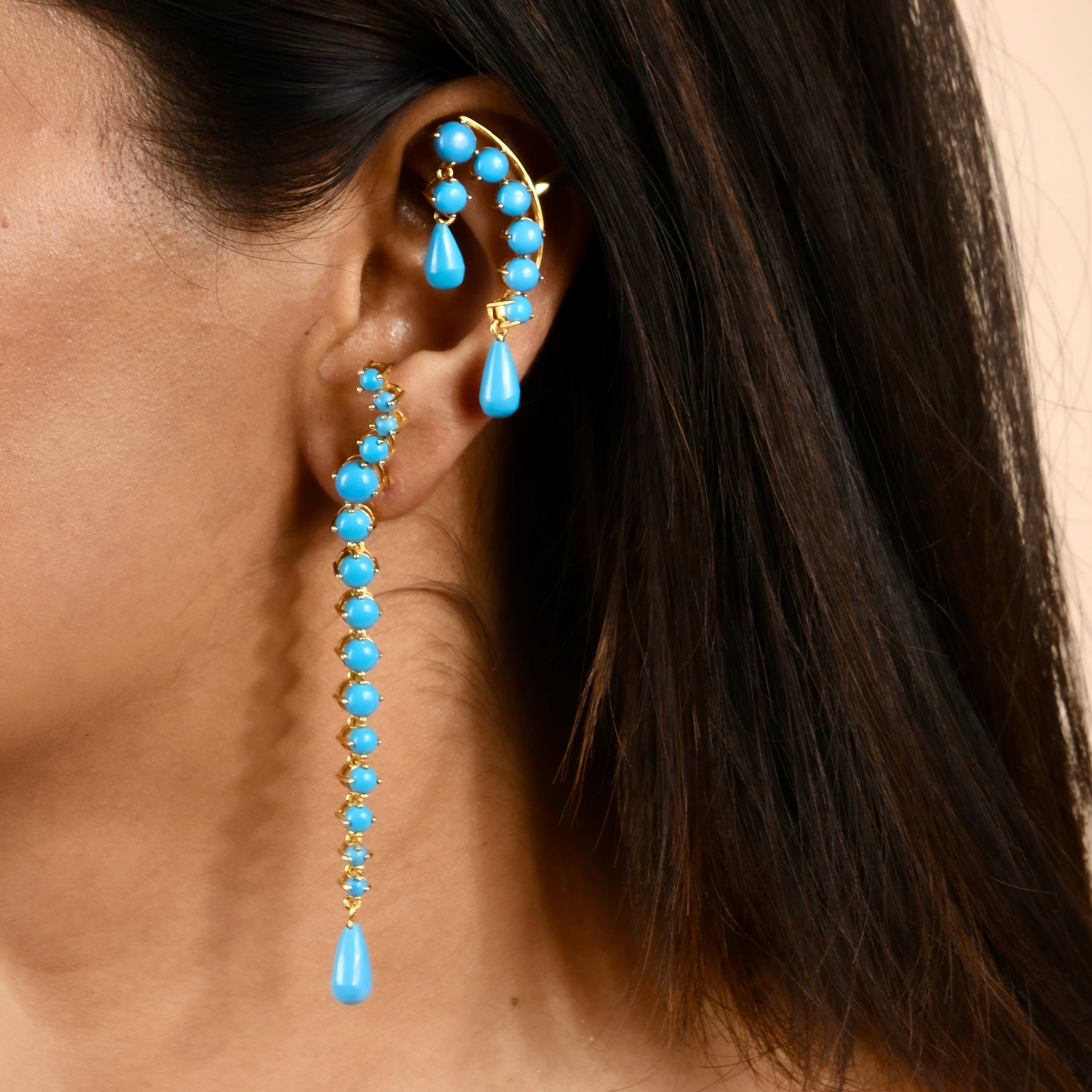 Waves of Blue Earrings