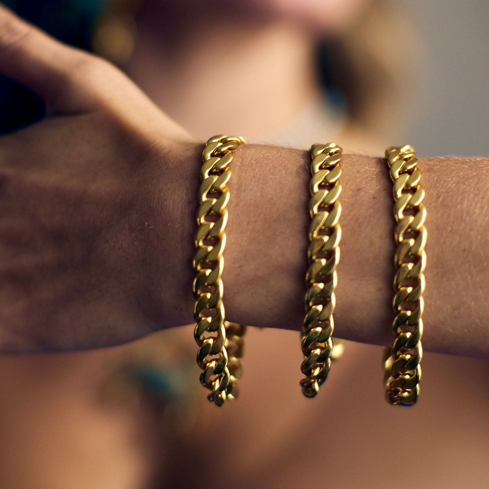 Tidal Wave Cuban Bracelet