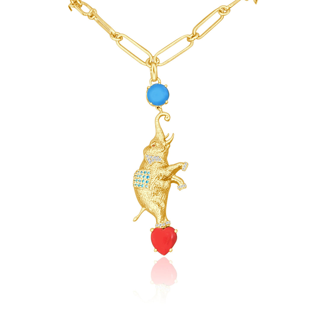 Circus Elephant Pendant