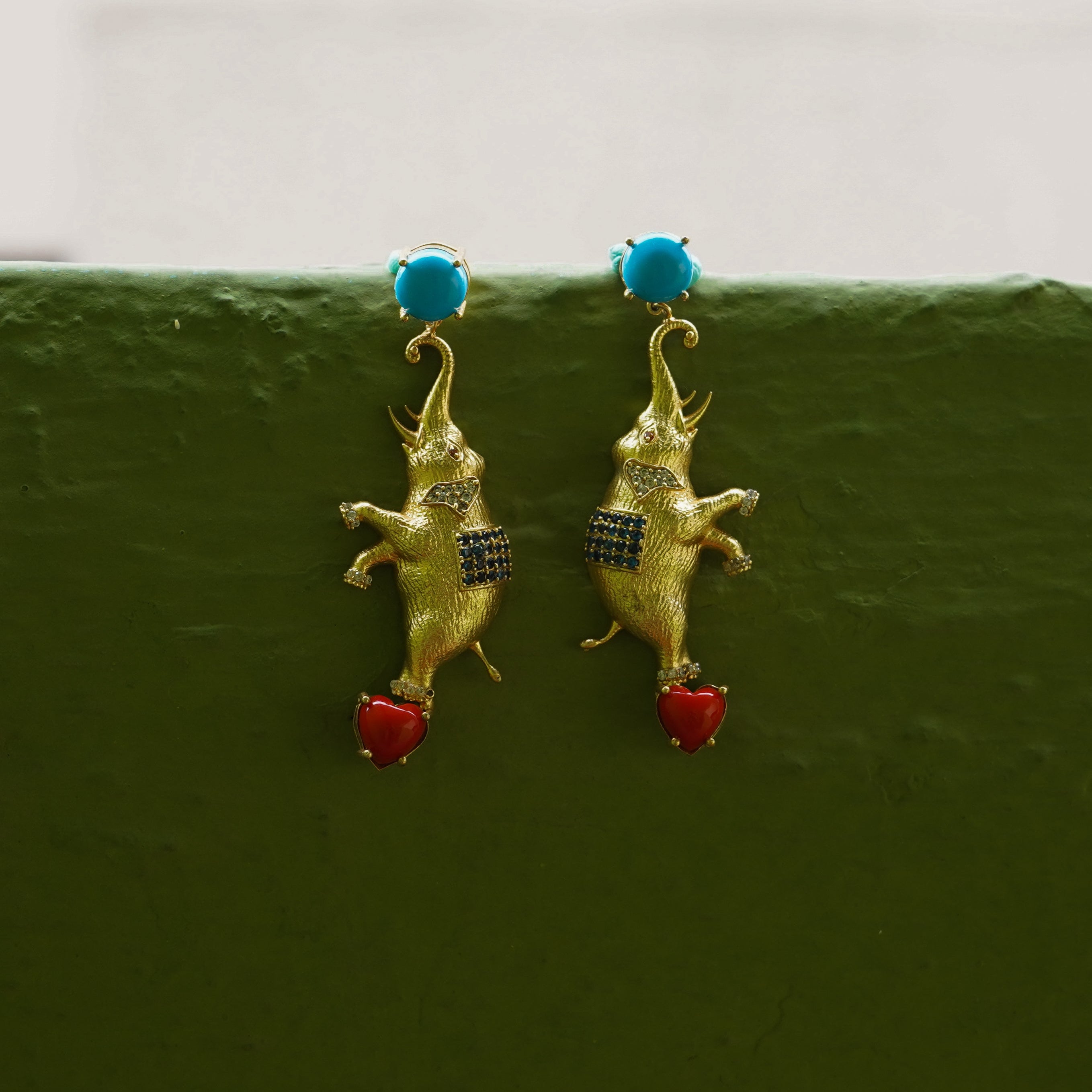 Circus Elephant Earrings