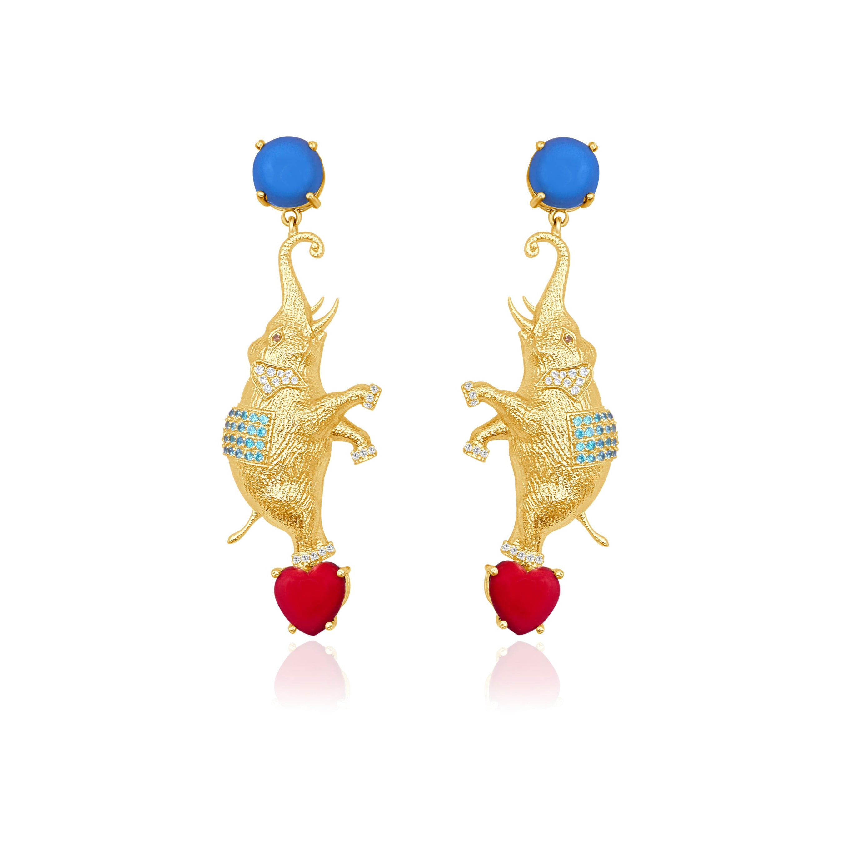 Circus Elephant Earrings