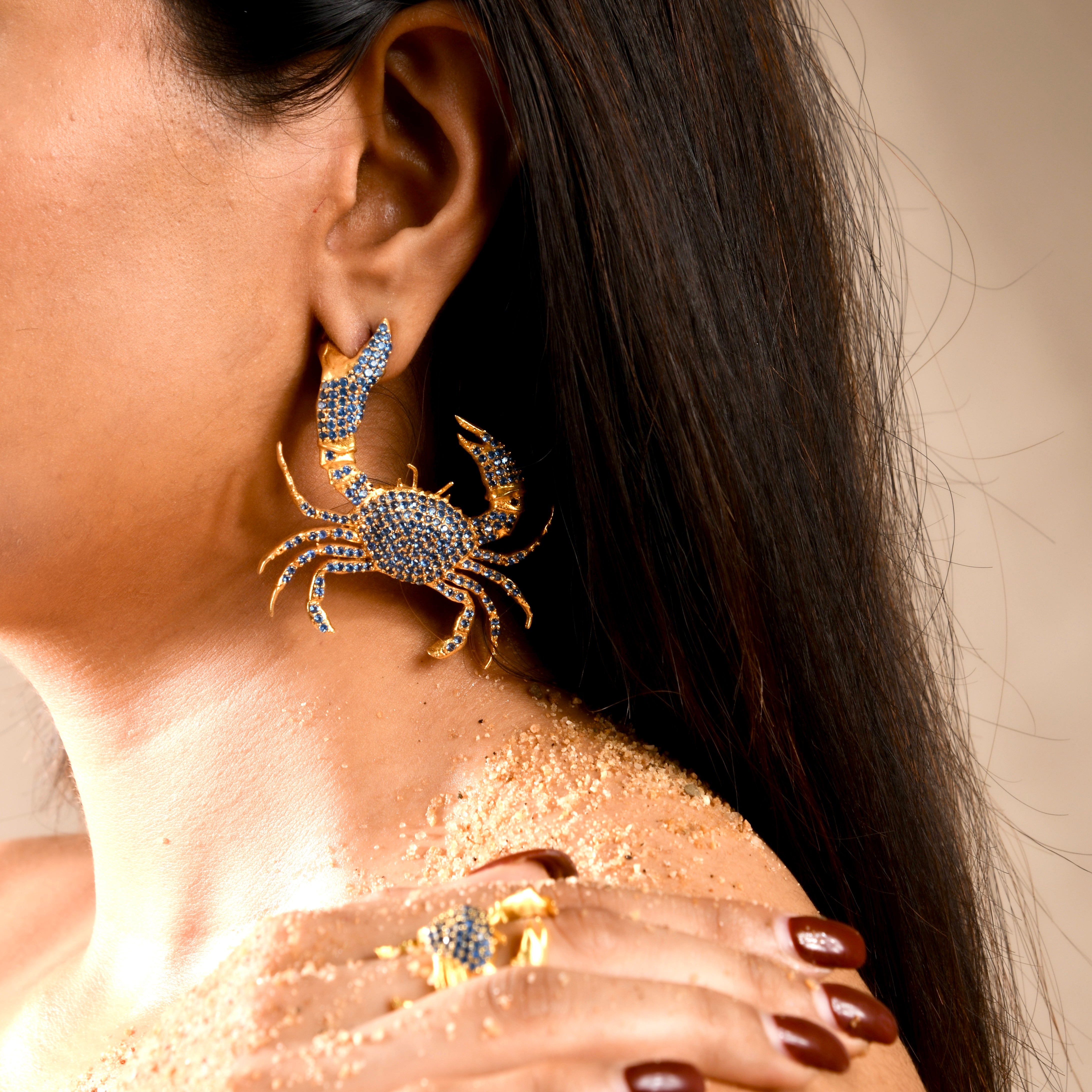 So Crabby Mismatched Earrings