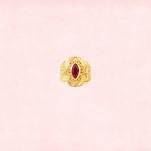 Load image into Gallery viewer, Garnet Poison Ring