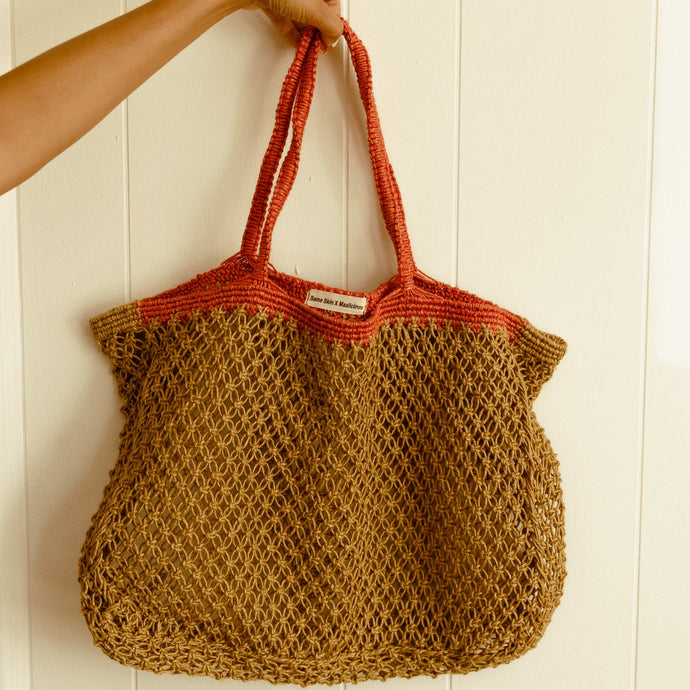 Orange And Brown Tote