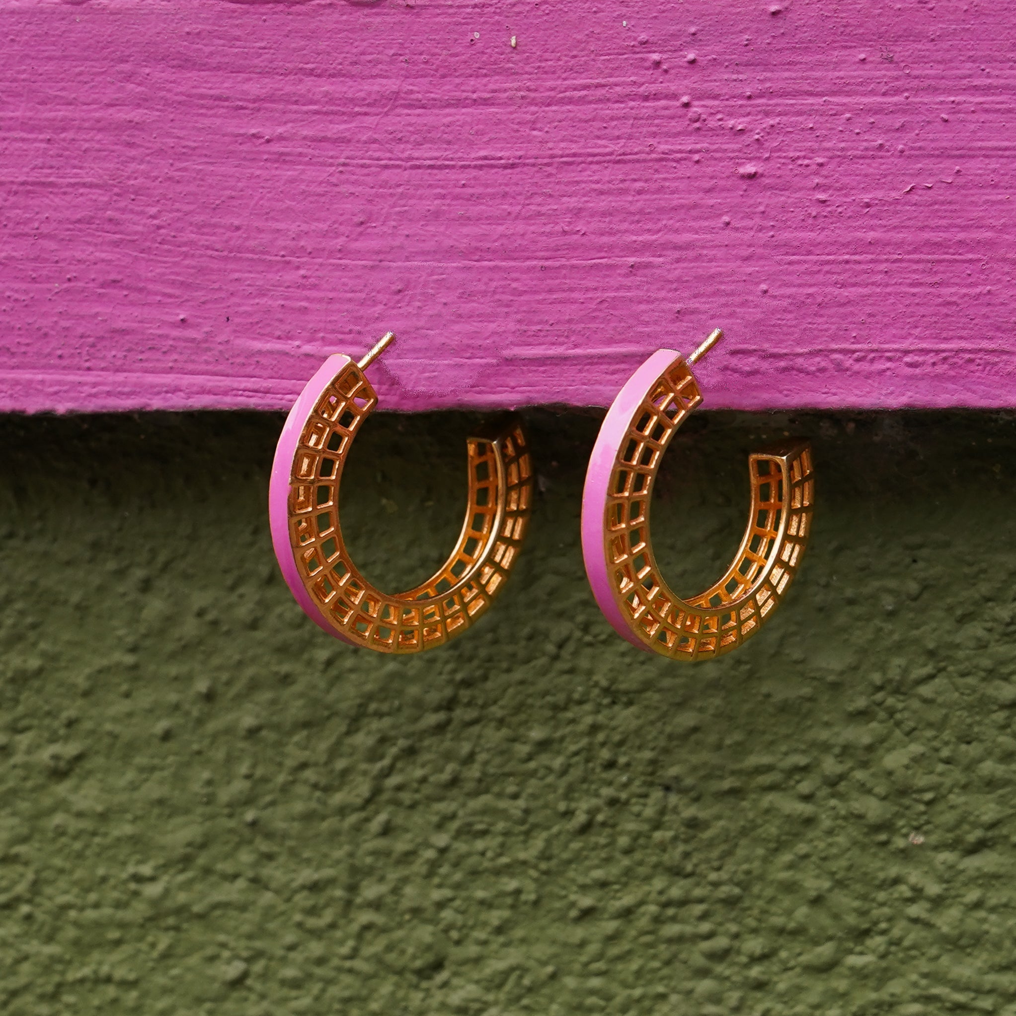 Pink Hoops