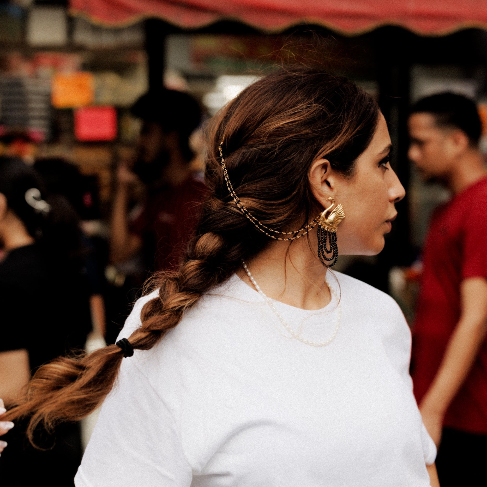 Swan Earrings Repeat