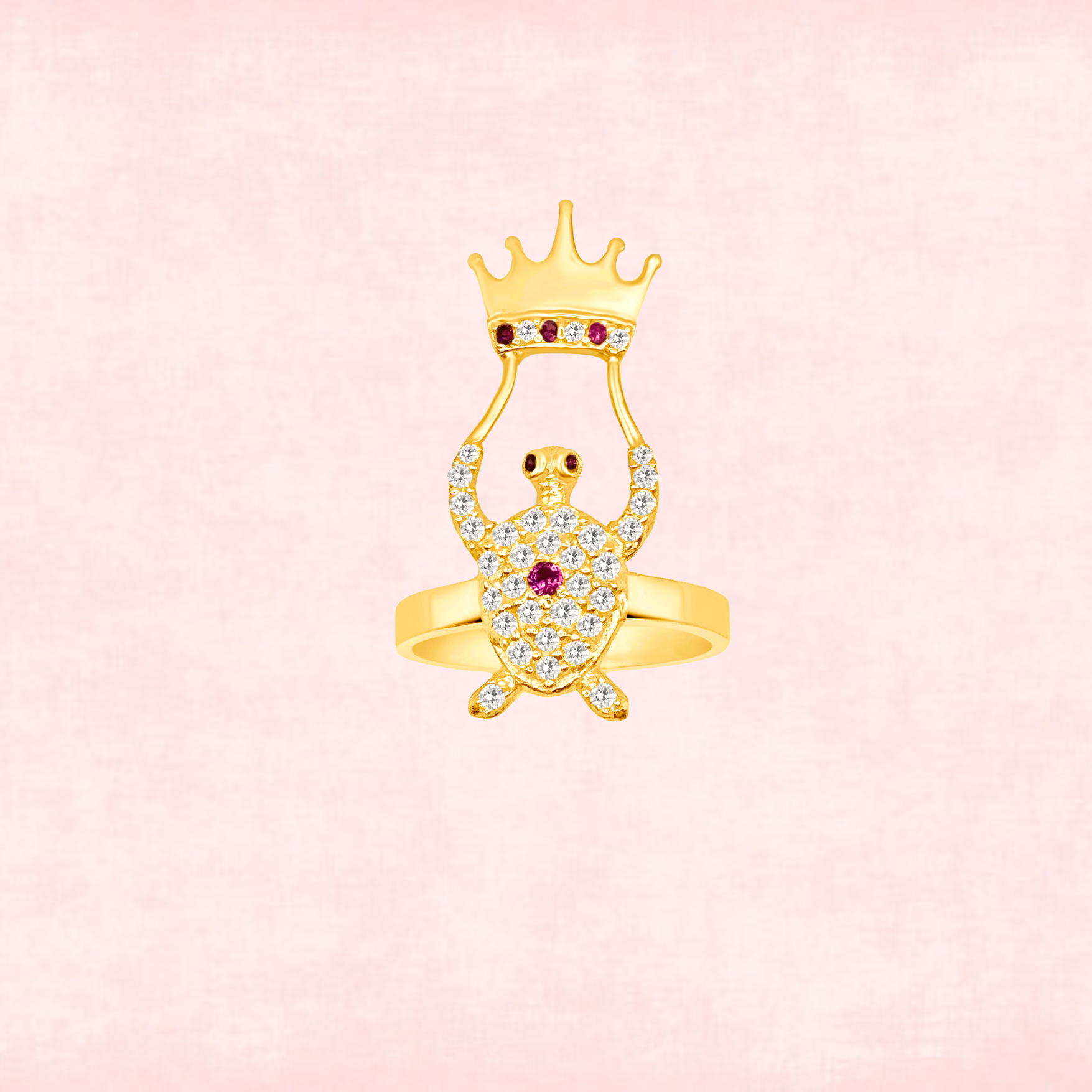 Turtle Crown Ring