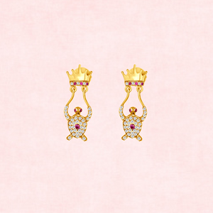 Turtle Crown Earrings