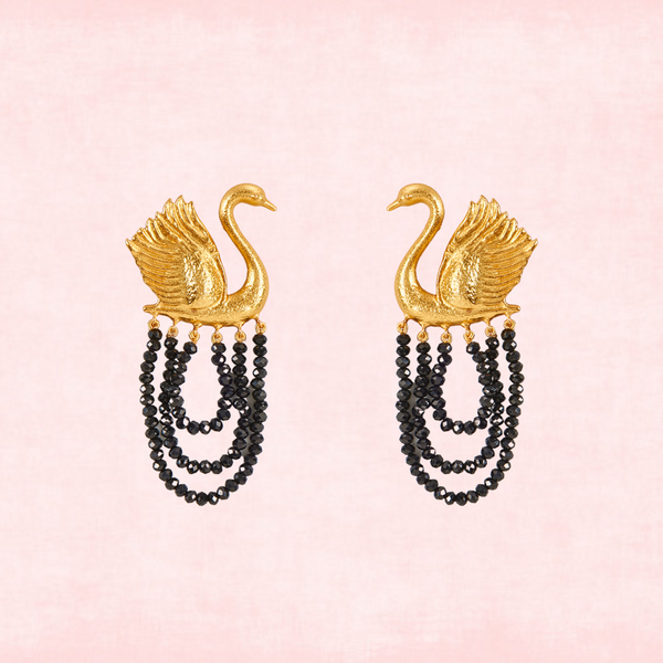 Swan Earrings