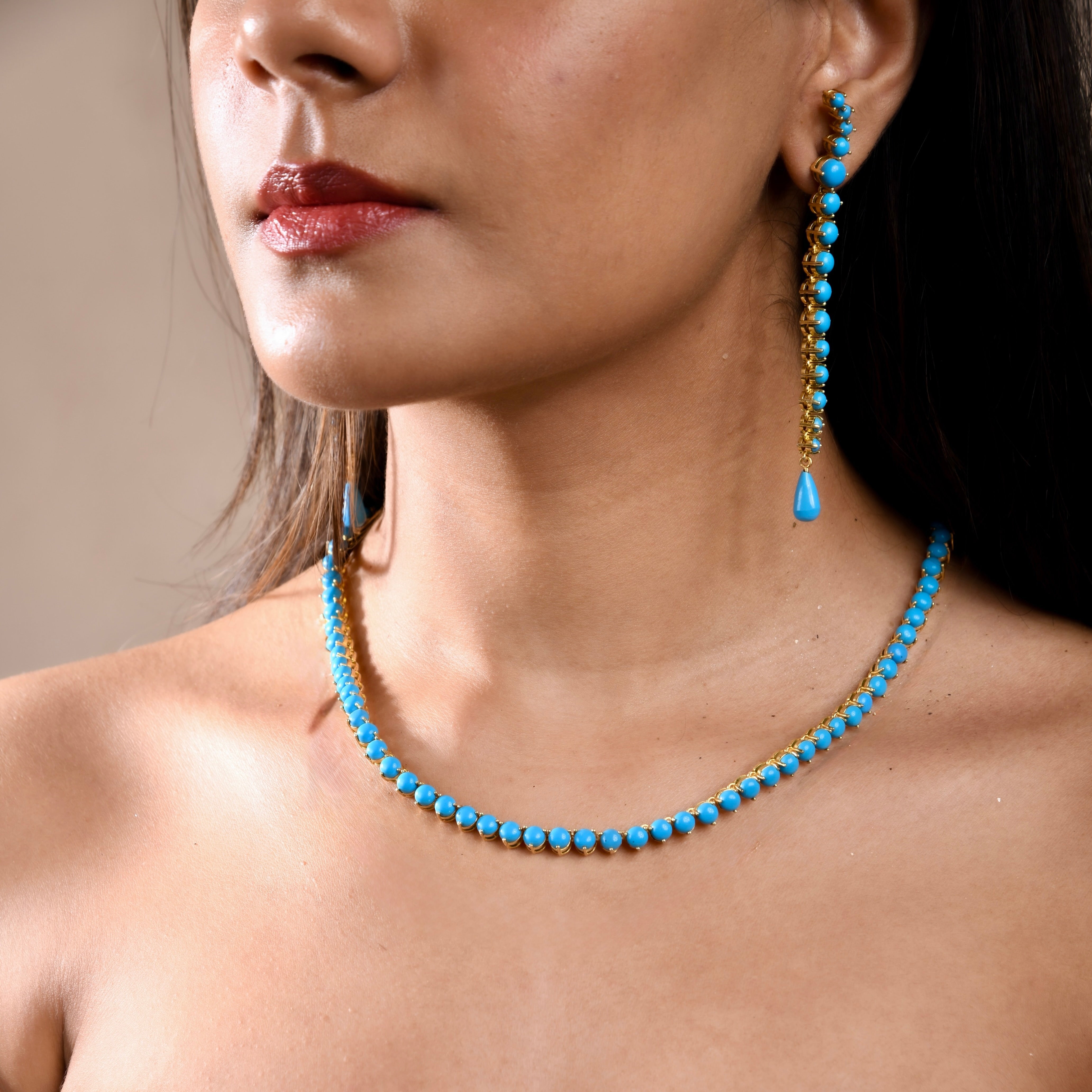 Waves of Blue Tennis chain