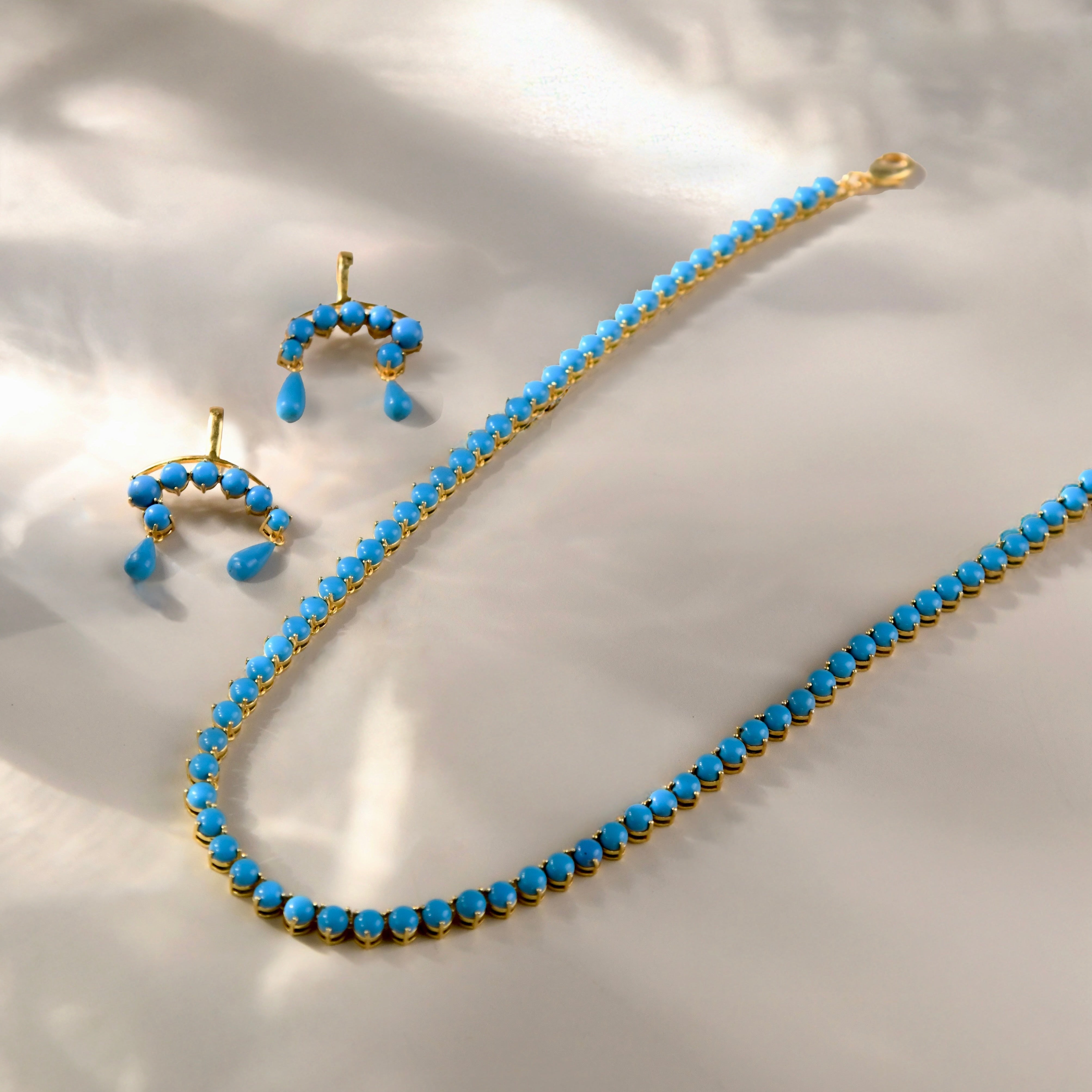 Waves of Blue Tennis chain