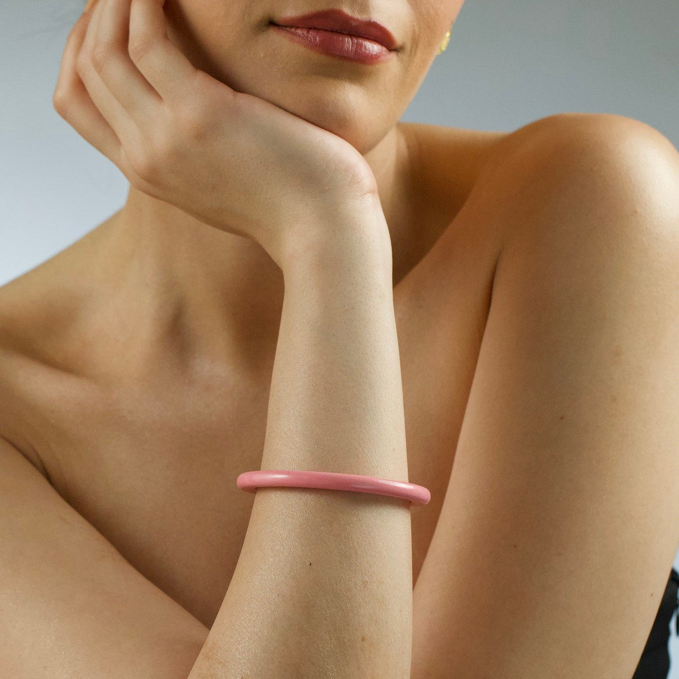 Pink Lac Bangle